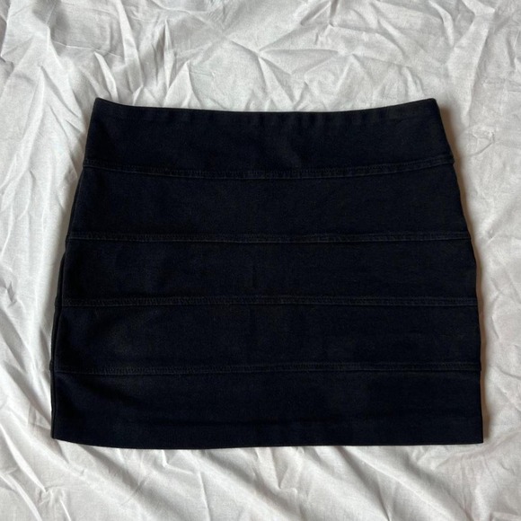 Dresses & Skirts - Aéropostale Black Bandage Mini Skirt